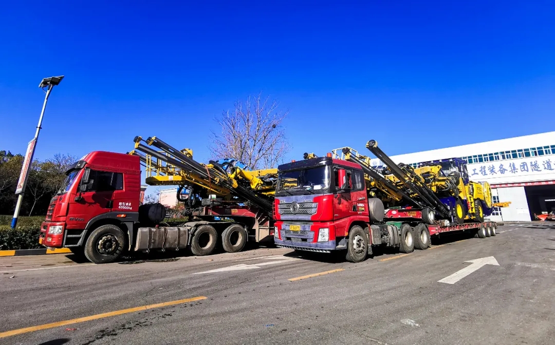 大干100天，全力保供給，中鐵裝備隧道專用設備發貨不停歇！