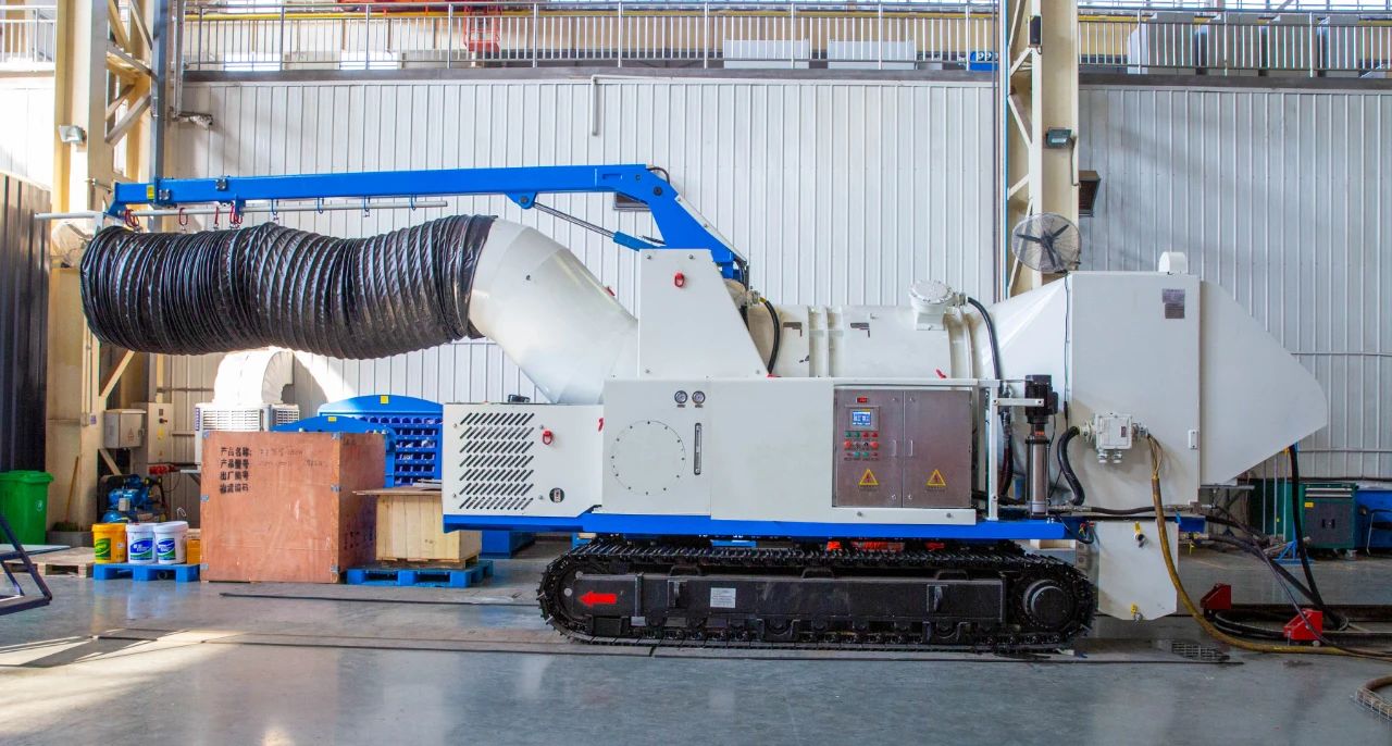 綠色施工，環保掘進——中鐵裝備自主研發隧道除塵車成功應用